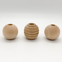 Load image into Gallery viewer, 1 1/4" (31.75MM) Round Wooden Beads