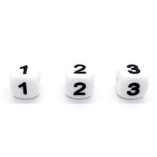 Load image into Gallery viewer, 12mm Silicone Number Beads