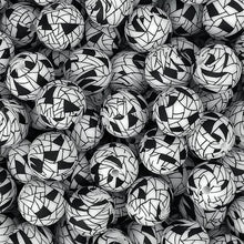 Load image into Gallery viewer, Monochrome Print Beads