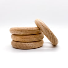 Load image into Gallery viewer, 55mm (2.17 inches) Beech Wood Rings