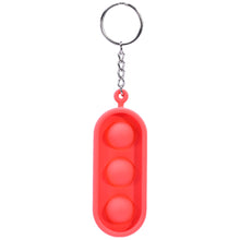 Load image into Gallery viewer, Clearance Fidget Popper Keychain - 3 Bubble