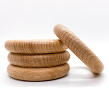 Load image into Gallery viewer, 70mm (2.76 inches) Beech Wood Rings