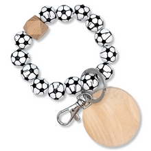 Load image into Gallery viewer, Sports Keychain Wristlet