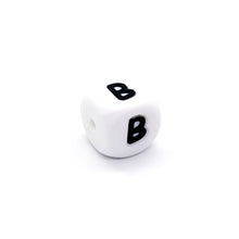 Load image into Gallery viewer, 12mm Silicone Letter Beads