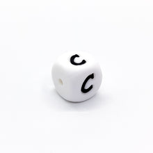 Load image into Gallery viewer, 12mm Silicone Letter Beads