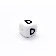 Load image into Gallery viewer, 12mm Silicone Letter Beads