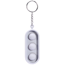 Load image into Gallery viewer, Clearance Fidget Popper Keychain - 3 Bubble