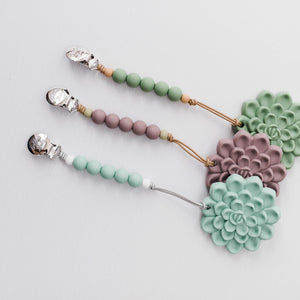 Succulent Teethers & Matching Beads