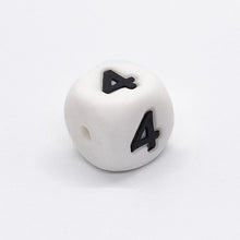 Load image into Gallery viewer, 12mm Silicone Number Beads