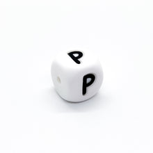 Load image into Gallery viewer, 12mm Silicone Letter Beads