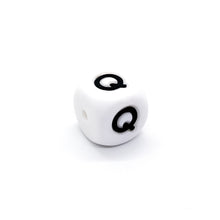 Load image into Gallery viewer, 12mm Silicone Letter Beads