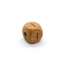 Load image into Gallery viewer, Natural Wood Letter Beads