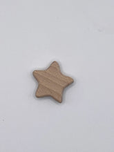 Load image into Gallery viewer, Wooden Star Beads