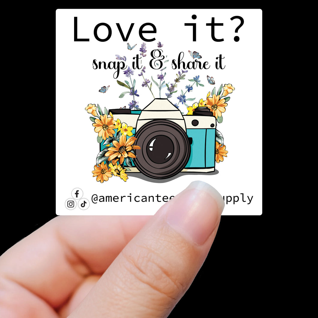 Love Snap Share Sticker