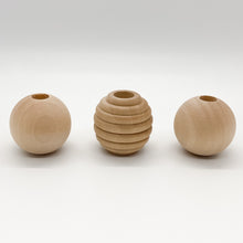 Load image into Gallery viewer, 1 1/4&quot; (31.75MM) Round Wooden Beads