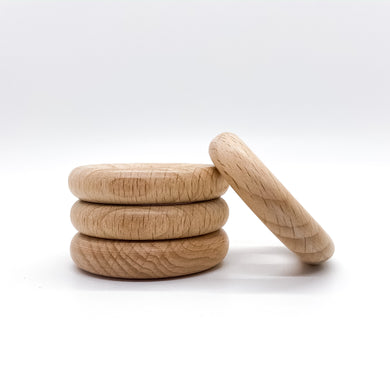 40mm (1.58 inches) Beech Wood Rings