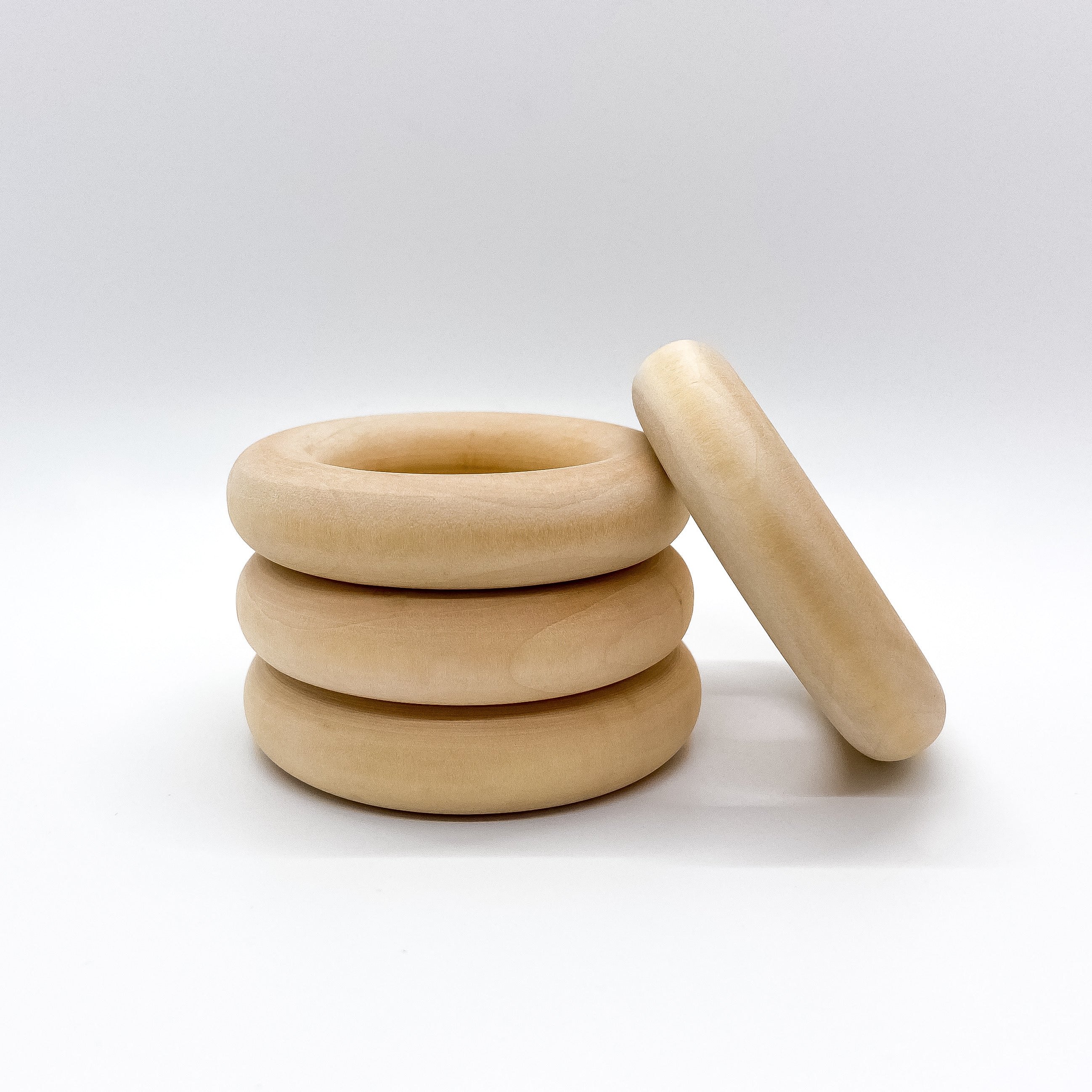 58.5 mm (2.25 inches) Wooden Rings – American Teething and Craft