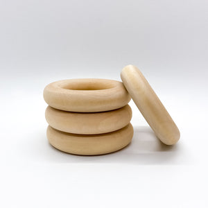 58.5 mm (2.25 inches) Wooden Rings