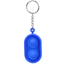 Load image into Gallery viewer, Clearance Fidget Popper Keychain - 2 Bubble