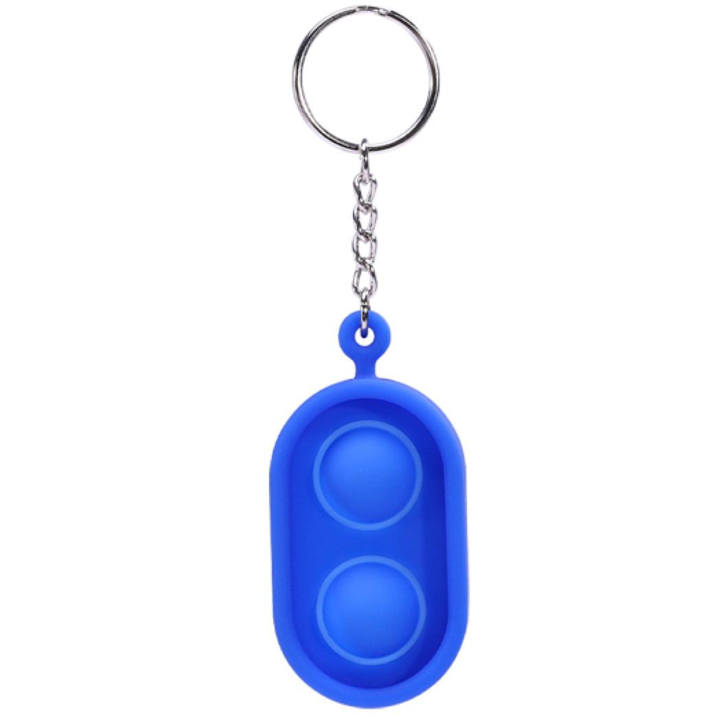 Clearance Fidget Popper Keychain - 2 Bubble