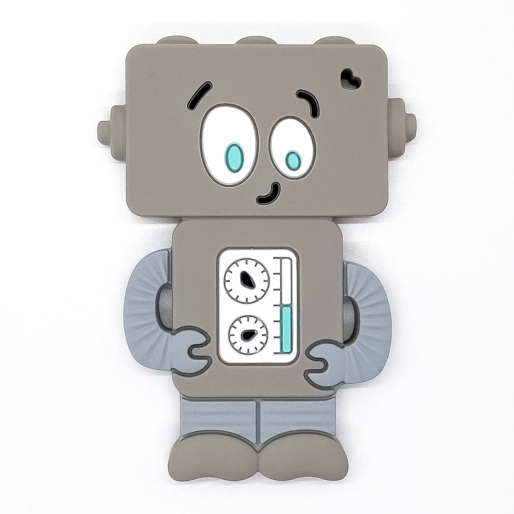 Robot Teether - Gray