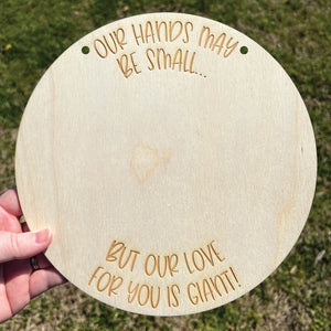Mother's Day / Father's Day Handprint Sign