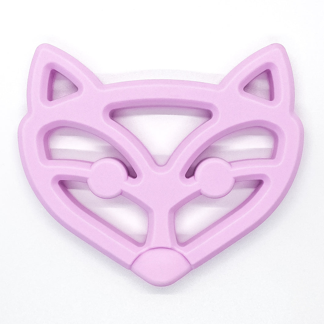 Pink Fox Head Teether