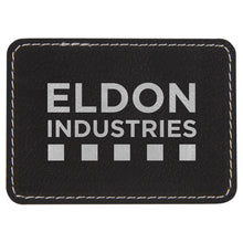 Load image into Gallery viewer, Custom Engraved Leatherette Patches - With Adhesive
