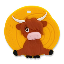 Load image into Gallery viewer, Highland Cow Teether